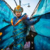 Blauer Schmetterling - Archiv Stelzen-Art